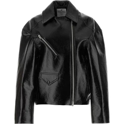 Jackets > Leather Jackets - - Courrèges - Modalova