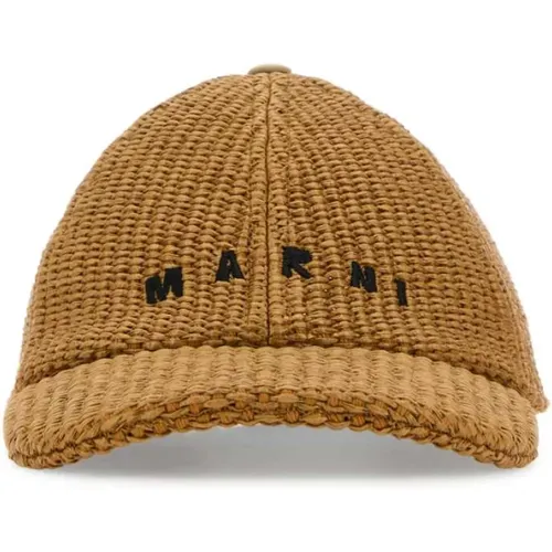 Accessories > Hats > Caps - - Marni - Modalova