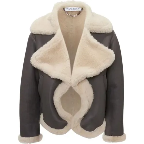 Jackets > Faux Fur & Shearling Jackets - - JW Anderson - Modalova