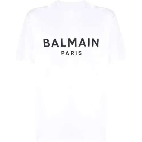 Balmain - Tops > T-Shirts - White - Balmain - Modalova