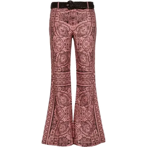 Trousers > Wide Trousers - - Zimmermann - Modalova