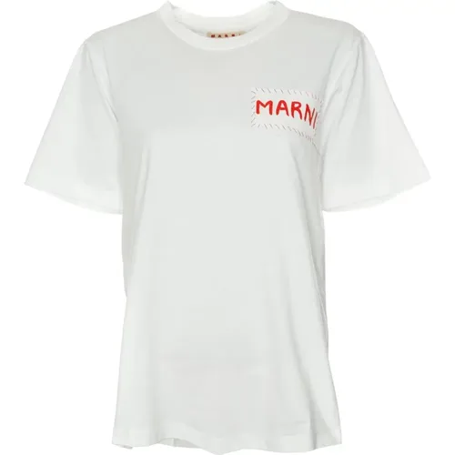 Marni - Tops > T-Shirts - White - Marni - Modalova