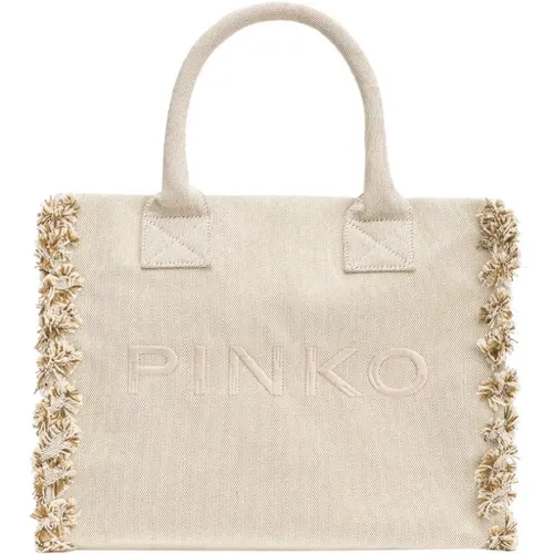 Pinko - Bags > Tote Bags - Beige - pinko - Modalova