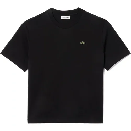 Lacoste - Tops > T-Shirts - Black - Lacoste - Modalova