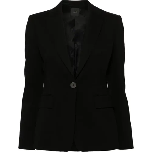 Pinko - Jackets > Blazers - Black - pinko - Modalova