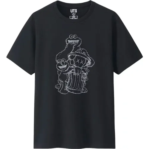 Kaws - Tops > T-Shirts - Black - Kaws - Modalova