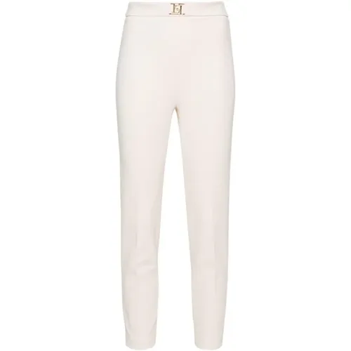 Trousers > Cropped Trousers - - Elisabetta Franchi - Modalova