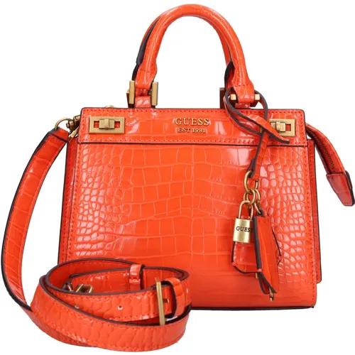 Guess - Bags > Handbags - Orange - Guess - Modalova