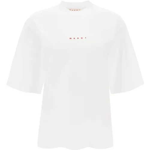 Marni - Tops > T-Shirts - White - Marni - Modalova