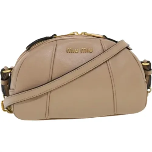 Pre-owned > Pre-owned Bags > Pre-owned Cross Body Bags - - Miu Miu Pre-owned - Modalova