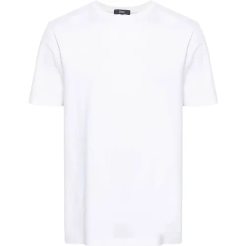 Herno - Tops > T-Shirts - White - Herno - Modalova