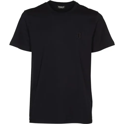 Dondup - Tops > T-Shirts - Black - Dondup - Modalova