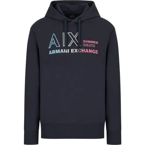 Sweatshirts & Hoodies > Hoodies - - Armani Exchange - Modalova