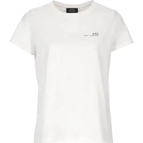 A.p.c. - Tops > T-Shirts - White - A.p.c. - Modalova