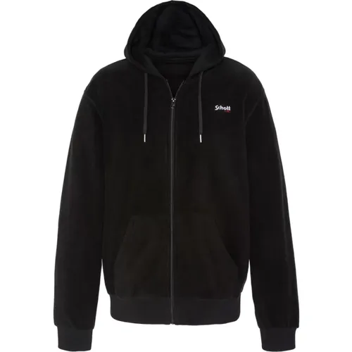 Sweatshirts & Hoodies > Zip-throughs - - Schott NYC - Modalova