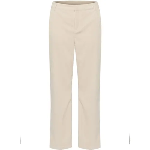 Trousers > Straight Trousers - - Cream - Modalova