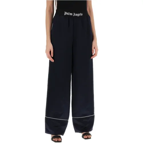 Trousers > Wide Trousers - - Palm Angels - Modalova