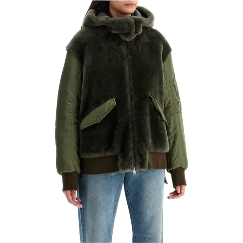 Jackets > Faux Fur & Shearling Jackets - - Blancha - Modalova