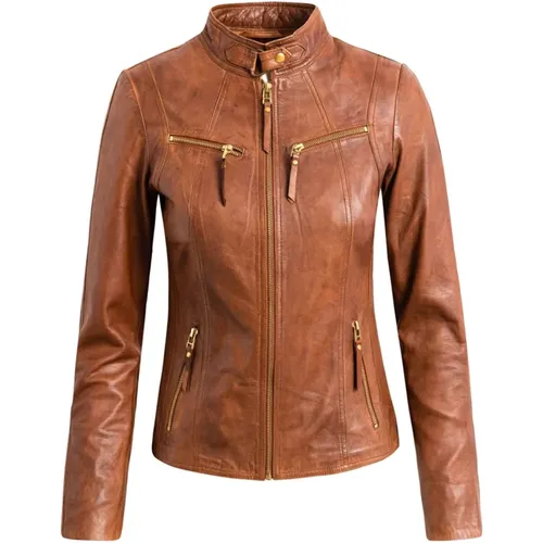 Jackets > Leather Jackets - - Btfcph - Modalova