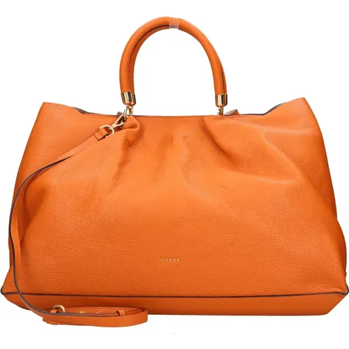 Guess - Bags > Handbags - Orange - Guess - Modalova