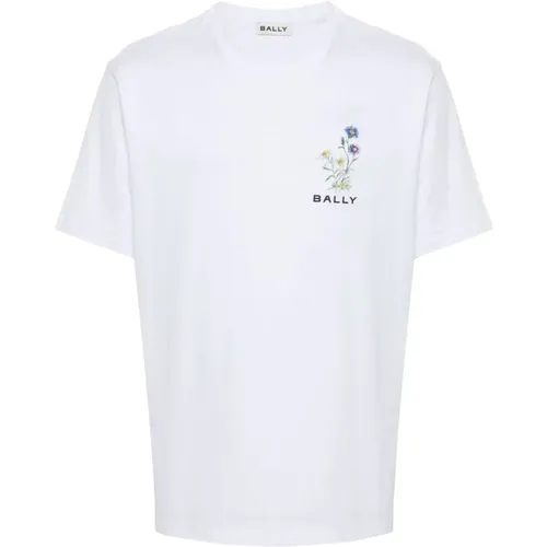 Bally - Tops > T-Shirts - White - Bally - Modalova