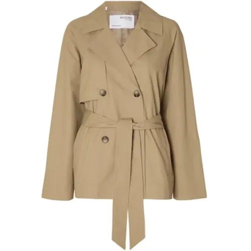 Coats > Trench Coats - - Selected Femme - Modalova