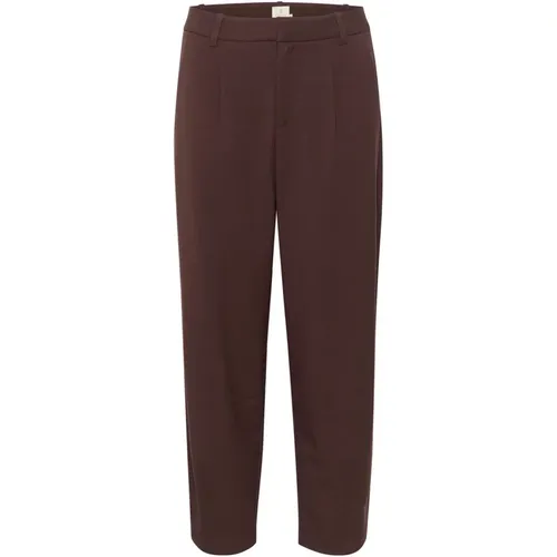 Kaffe - Trousers > Chinos - Brown - Kaffe - Modalova