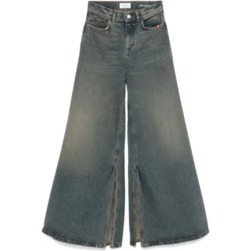 Amish - Jeans > Wide Jeans - Blue - Amish - Modalova