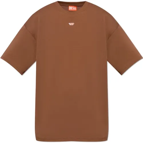 Diesel - Tops > T-Shirts - Brown - Diesel - Modalova