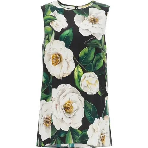 Tops > Sleeveless Tops - - Dolce & Gabbana - Modalova