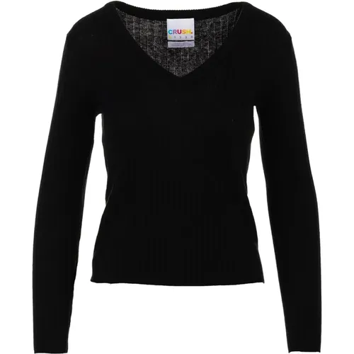 Knitwear > V-neck Knitwear - - Crush - Modalova