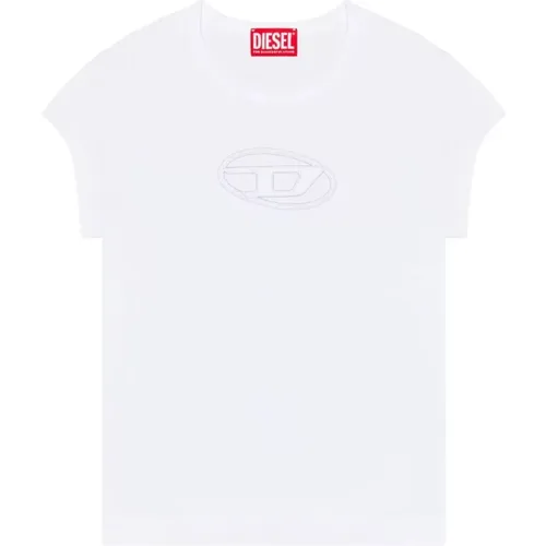 Diesel - Tops > T-Shirts - White - Diesel - Modalova