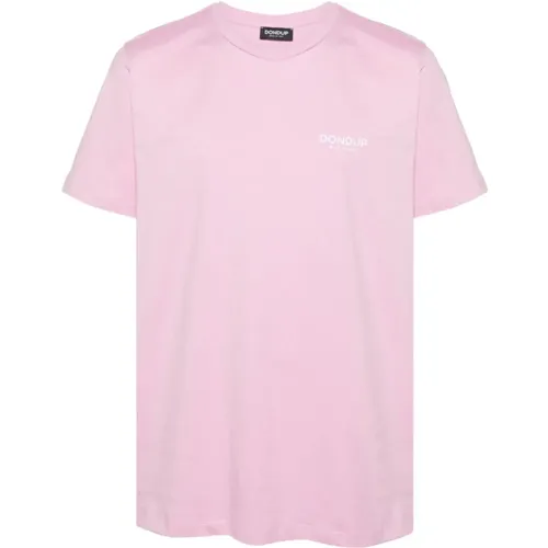 Dondup - Tops > T-Shirts - Pink - Dondup - Modalova