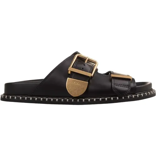 Shoes > Flip Flops & Sliders > Sliders - - Chloé - Modalova