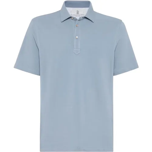 Tops > Polo Shirts - - BRUNELLO CUCINELLI - Modalova