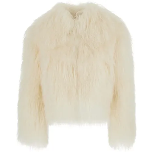 Jackets > Faux Fur & Shearling Jackets - - Plain Units - Modalova