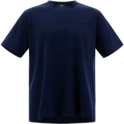 Herno - Tops > T-Shirts - Blue - Herno - Modalova