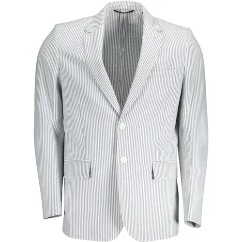 Gant - Jackets > Blazers - White - Gant - Modalova