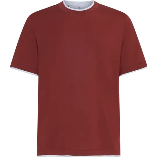 Tops > T-Shirts - - BRUNELLO CUCINELLI - Modalova