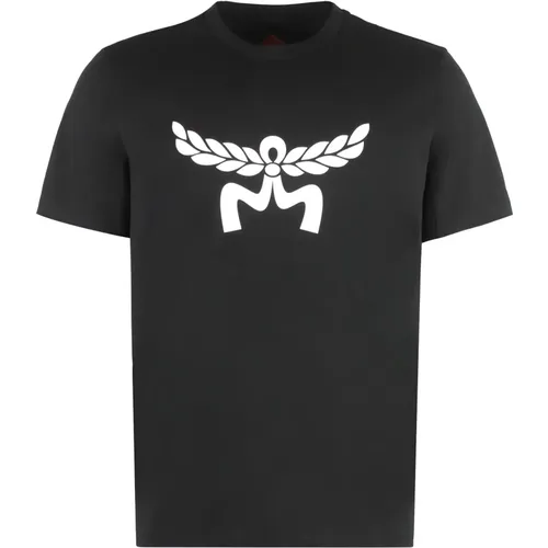 MCM - Tops > T-Shirts - Black - MCM - Modalova