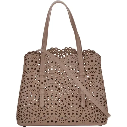 Alaïa - Bags > Handbags - Beige - Alaïa - Modalova