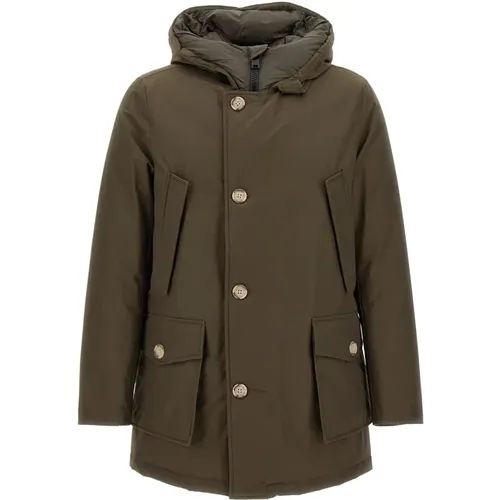 Woolrich - Coats > Parkas - Green - Woolrich - Modalova