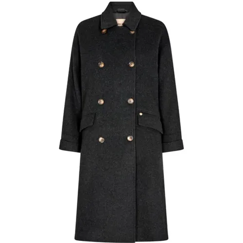 Coats > Double-Breasted Coats - - MOS MOSH - Modalova
