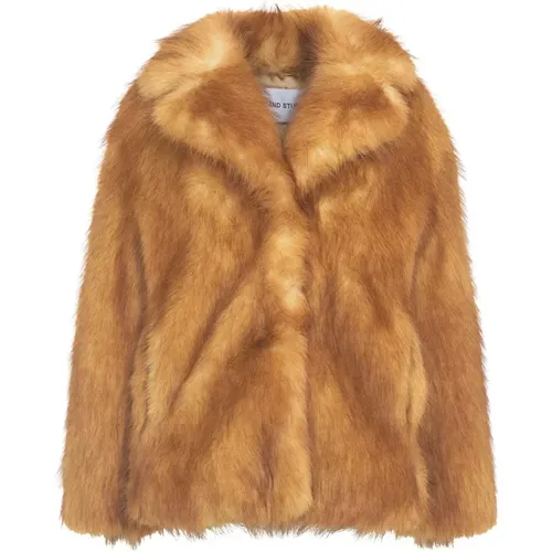 Jackets > Faux Fur & Shearling Jackets - - Stand Studio - Modalova