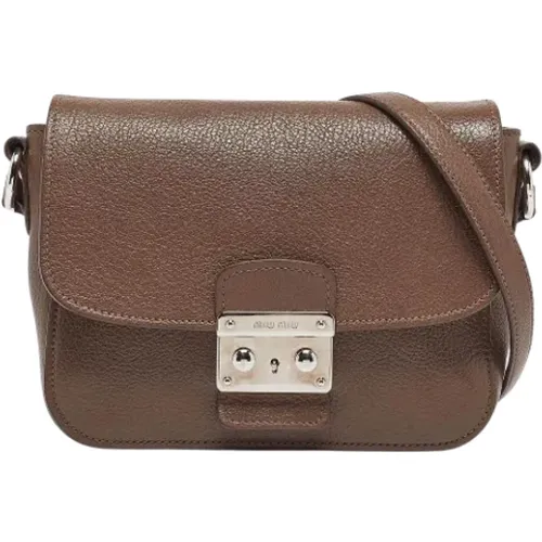 Pre-owned > Pre-owned Bags > Pre-owned Cross Body Bags - - Miu Miu Pre-owned - Modalova