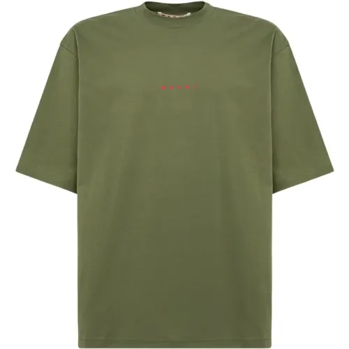 Marni - Tops > T-Shirts - Green - Marni - Modalova