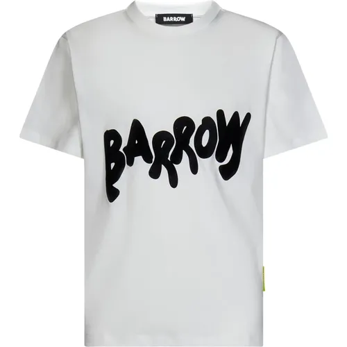 Barrow - Tops > T-Shirts - White - Barrow - Modalova