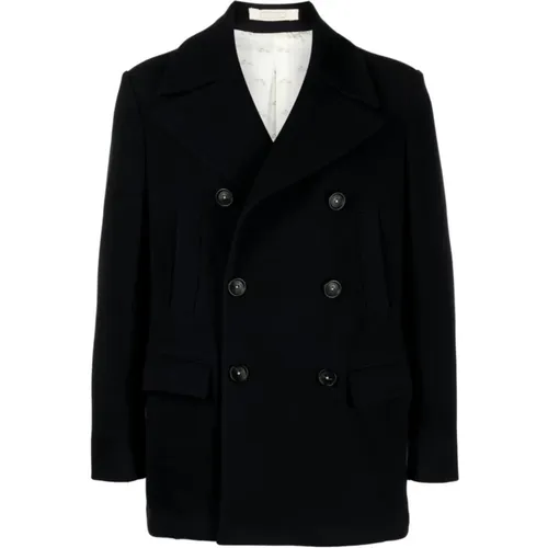 Coats > Double-Breasted Coats - - Massimo Alba - Modalova