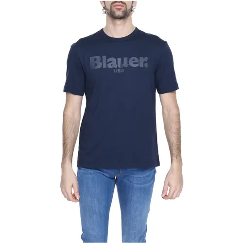 Blauer - Tops > T-Shirts - Blue - Blauer - Modalova