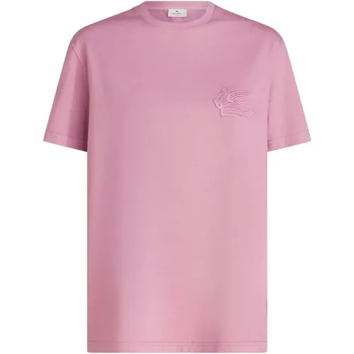 Etro - Tops > T-Shirts - Pink - ETRO - Modalova